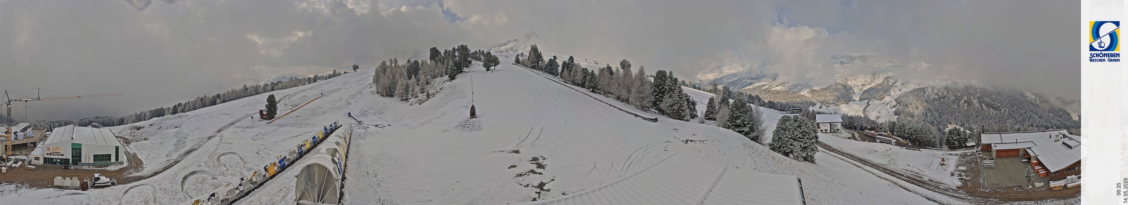 Archiv Foto Webcam Schöneben - Panoramablick von der Mittelstation