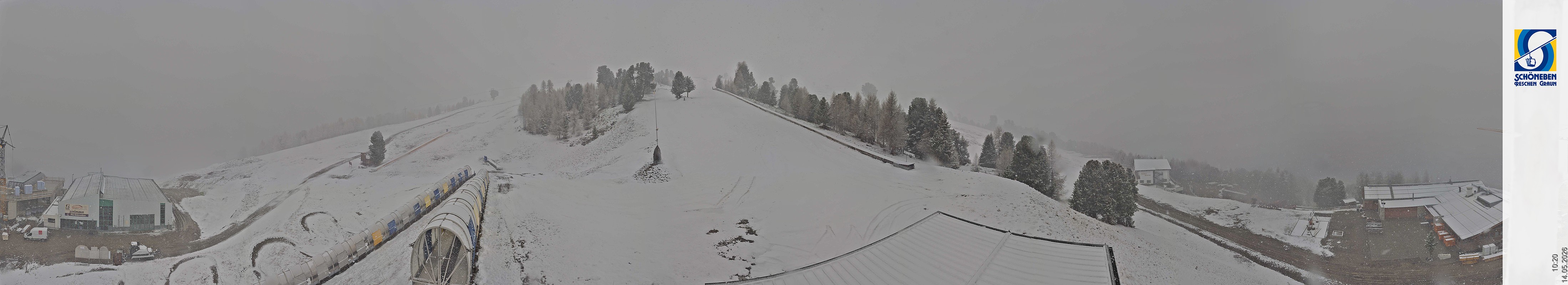 Archiv Foto Webcam Schöneben - Panoramablick von der Mittelstation
