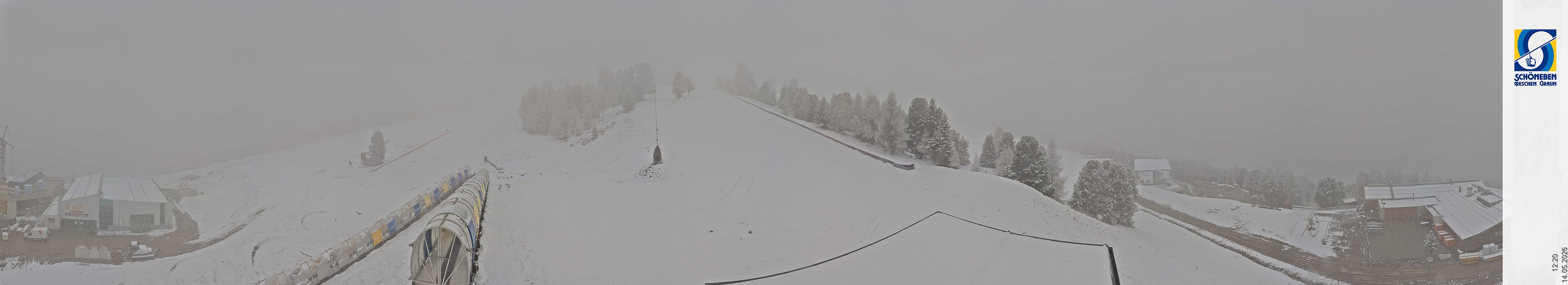 Archiv Foto Webcam Schöneben - Panoramablick von der Mittelstation