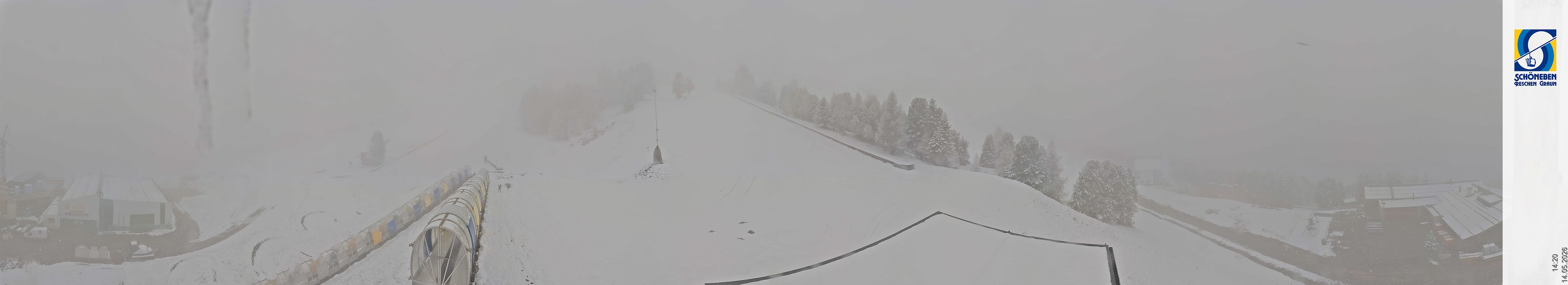 Archiv Foto Webcam Schöneben - Panoramablick von der Mittelstation