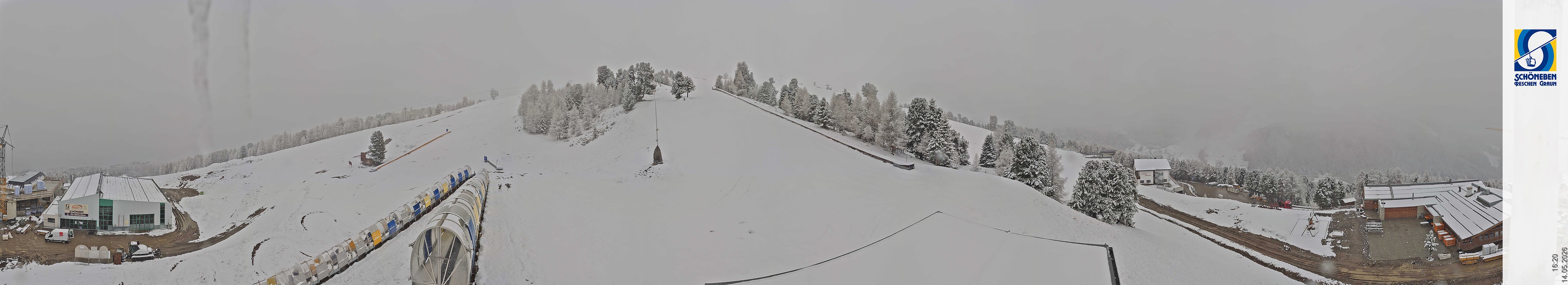 Archiv Foto Webcam Schöneben - Panoramablick von der Mittelstation