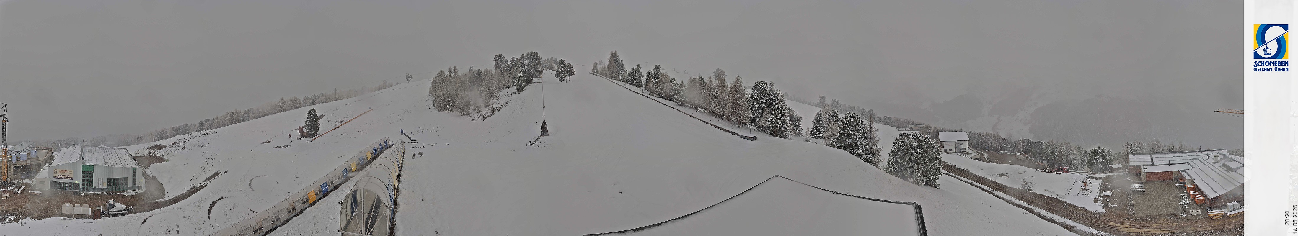 Archiv Foto Webcam Schöneben - Panoramablick von der Mittelstation