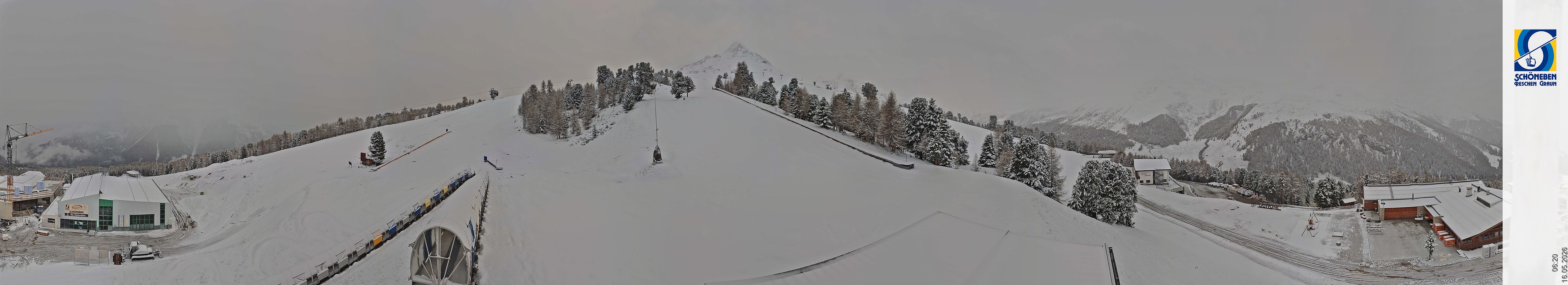 Archiv Foto Webcam Schöneben - Panoramablick von der Mittelstation