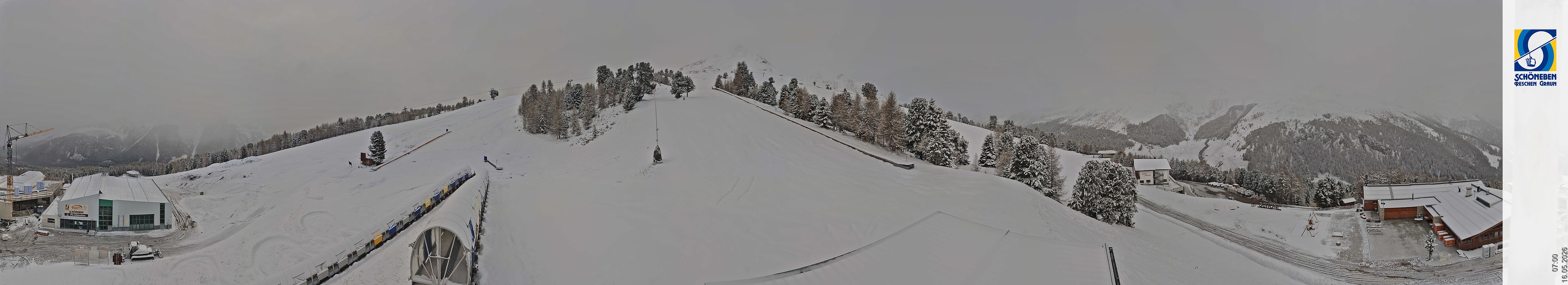 Archiv Foto Webcam Schöneben - Panoramablick von der Mittelstation