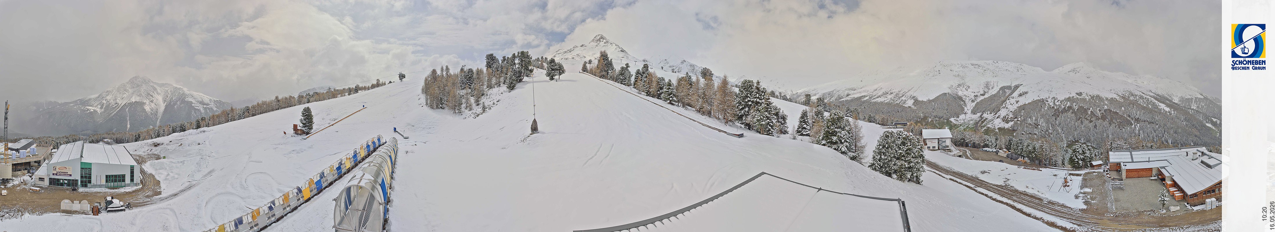Archiv Foto Webcam Schöneben - Panoramablick von der Mittelstation