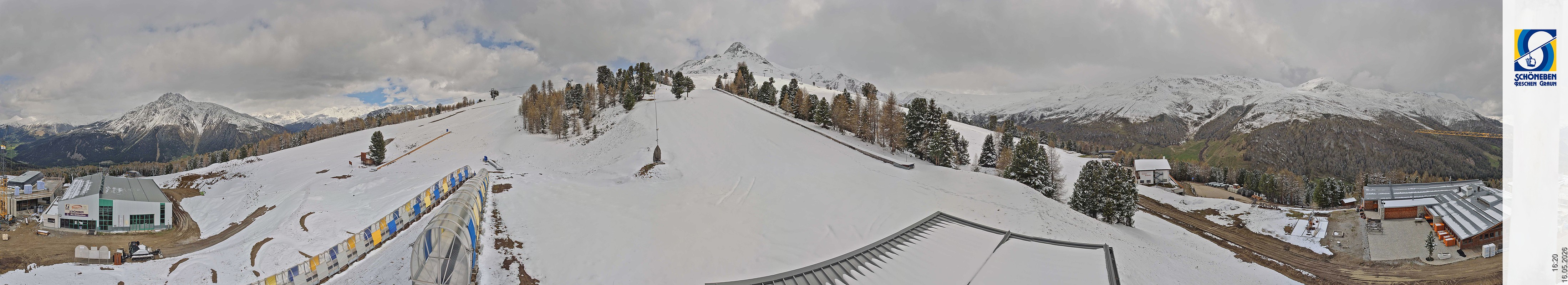 Archiv Foto Webcam Schöneben - Panoramablick von der Mittelstation