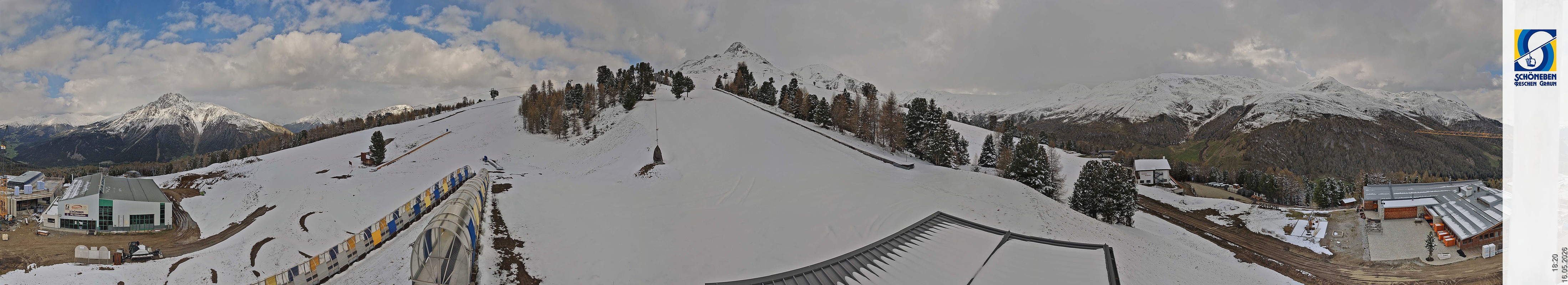 Archiv Foto Webcam Schöneben - Panoramablick von der Mittelstation