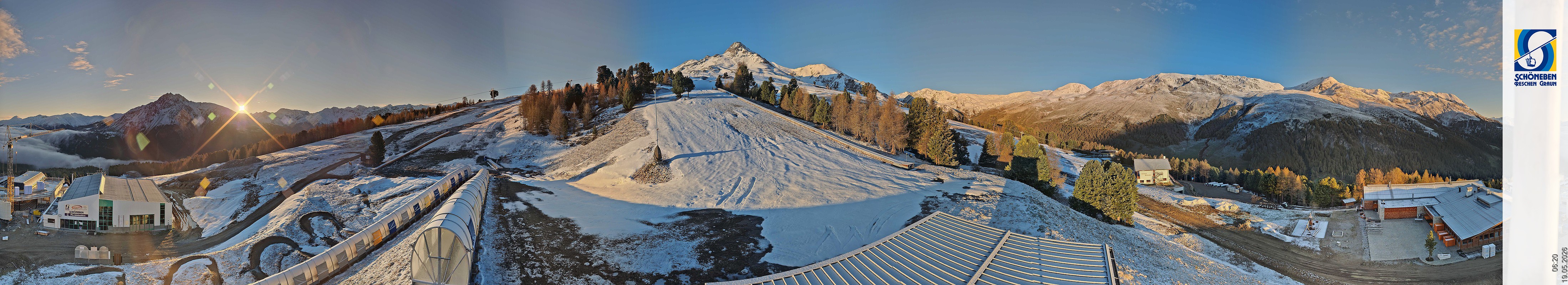Archiv Foto Webcam Schöneben - Panoramablick von der Mittelstation