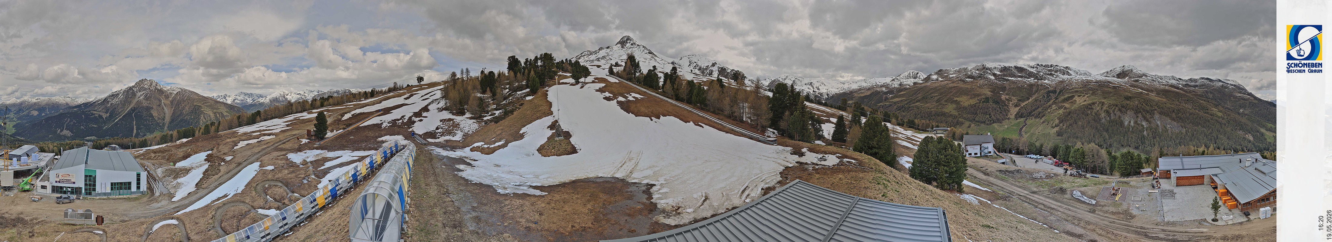 Archiv Foto Webcam Schöneben - Panoramablick von der Mittelstation