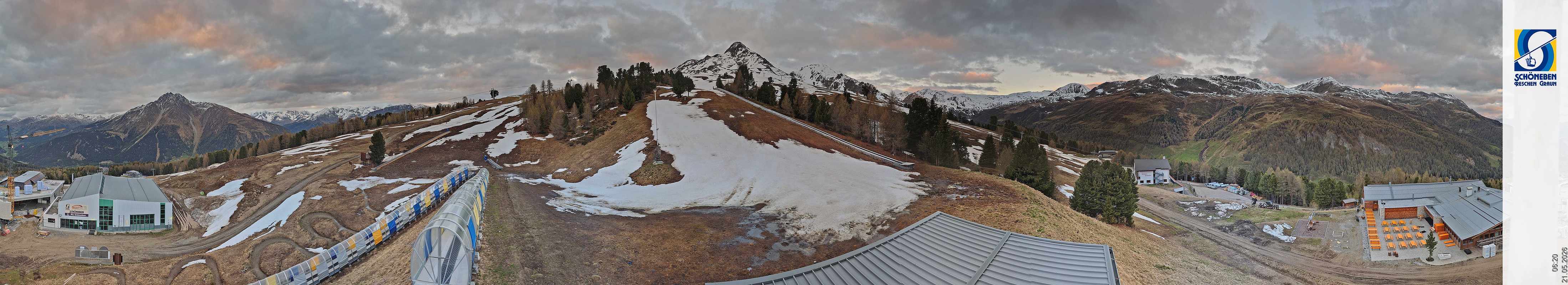 Archiv Foto Webcam Schöneben - Panoramablick von der Mittelstation