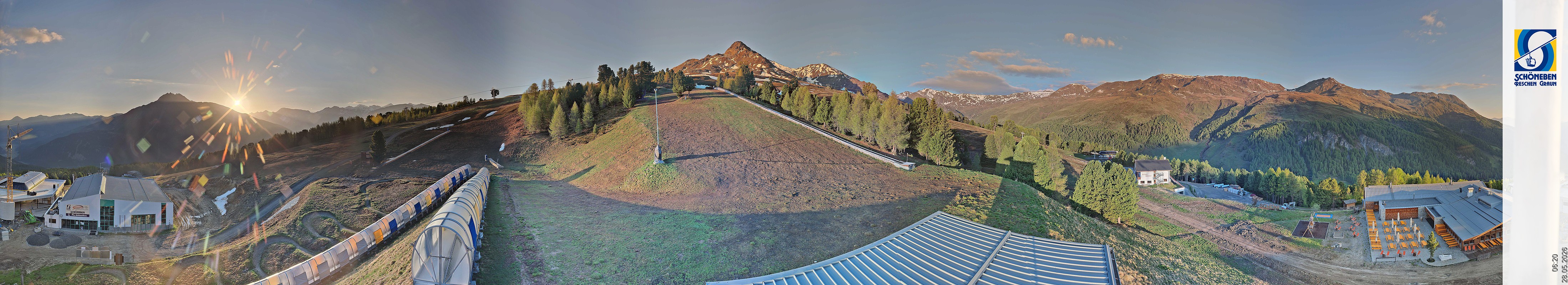 Archiv Foto Webcam Schöneben - Panoramablick von der Mittelstation