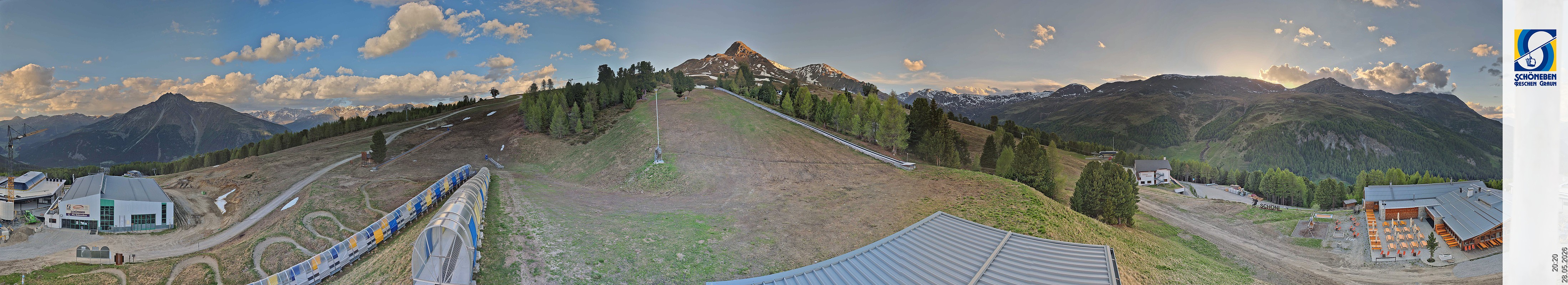Archiv Foto Webcam Schöneben - Panoramablick von der Mittelstation