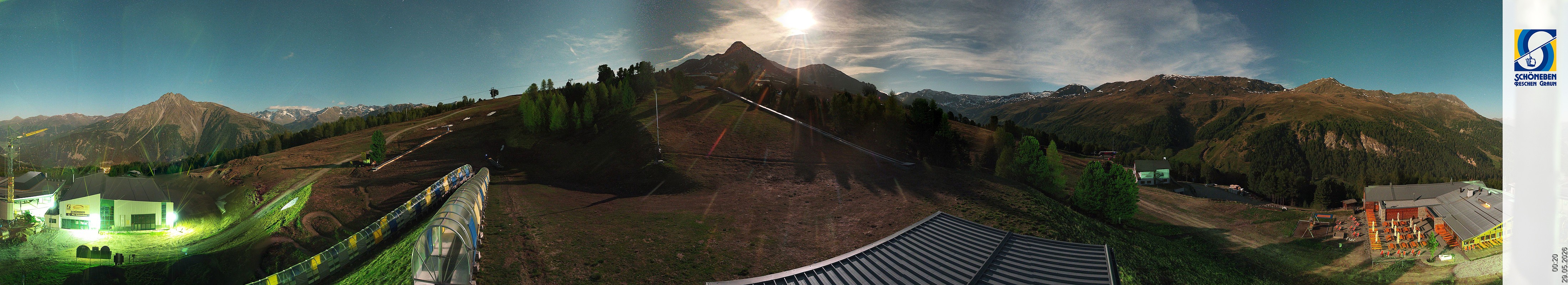 Archiv Foto Webcam Schöneben - Panoramablick von der Mittelstation