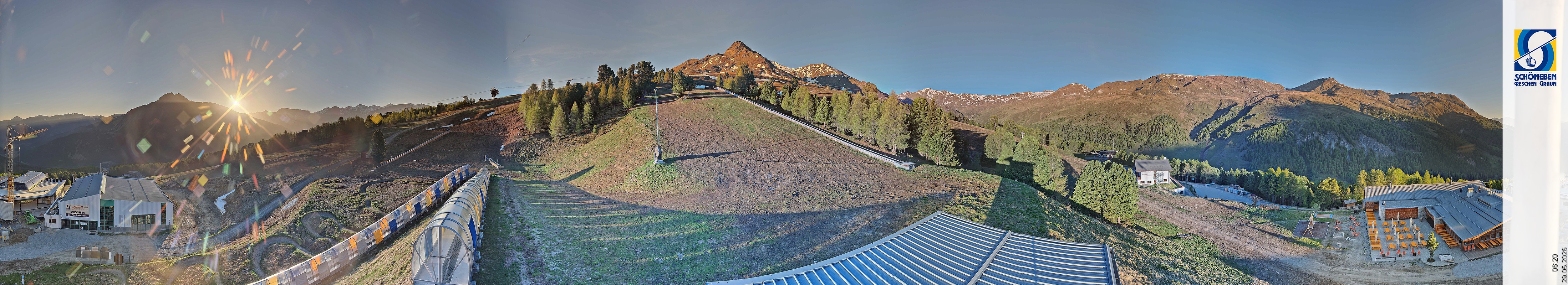 Archiv Foto Webcam Schöneben - Panoramablick von der Mittelstation