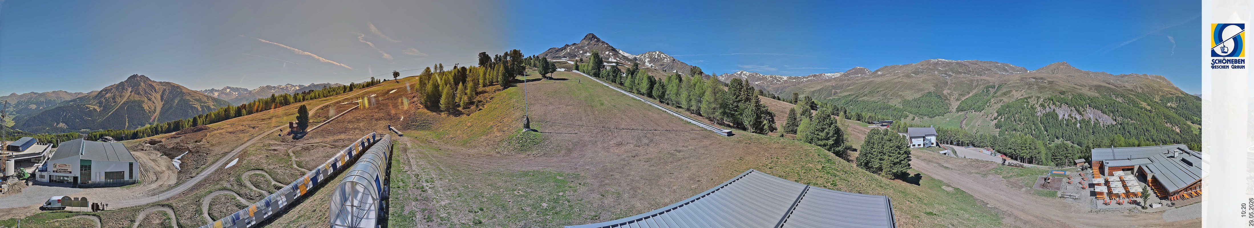 Archiv Foto Webcam Schöneben - Panoramablick von der Mittelstation