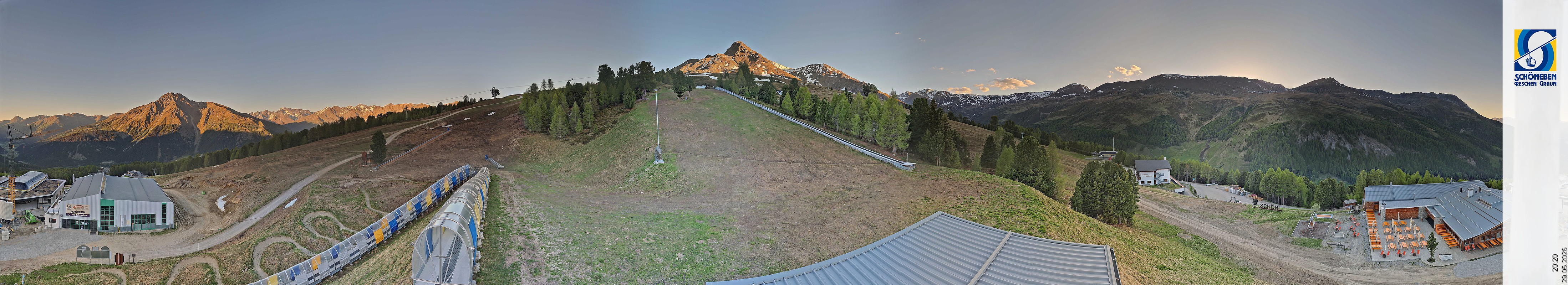 Archiv Foto Webcam Schöneben - Panoramablick von der Mittelstation