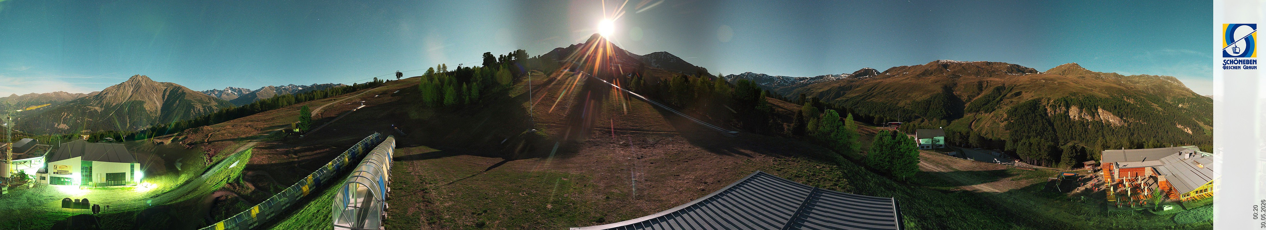 Archiv Foto Webcam Schöneben - Panoramablick von der Mittelstation