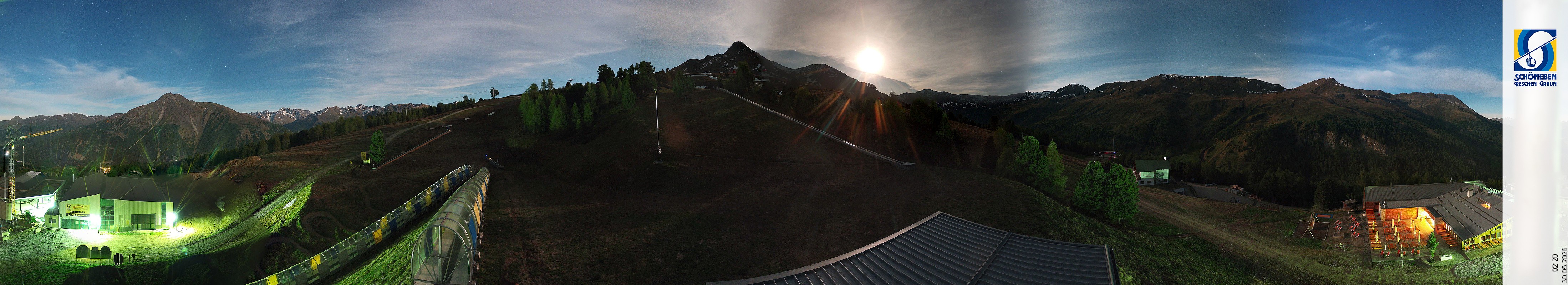 Archiv Foto Webcam Schöneben - Panoramablick von der Mittelstation