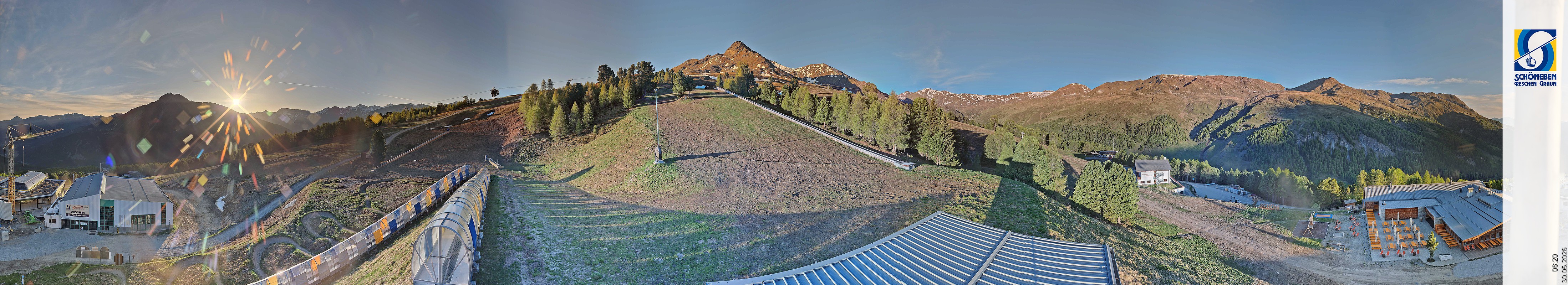 Archiv Foto Webcam Schöneben - Panoramablick von der Mittelstation