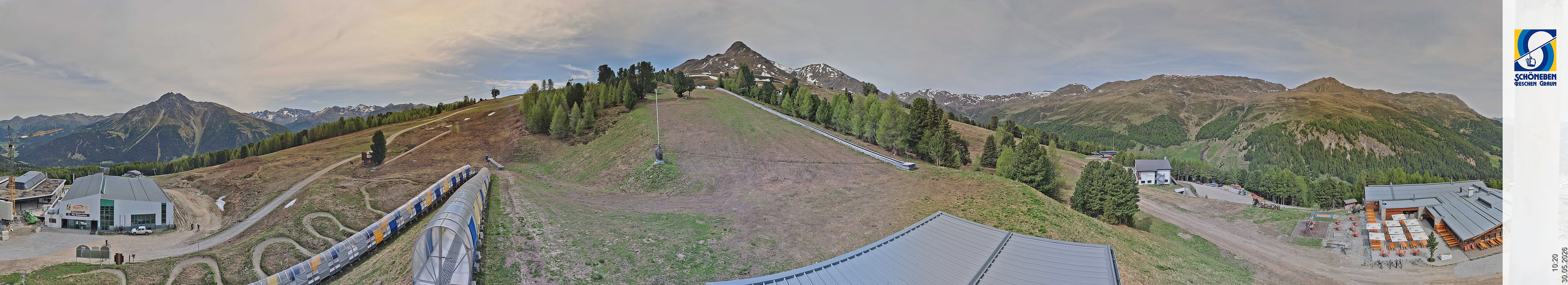 Archiv Foto Webcam Schöneben - Panoramablick von der Mittelstation