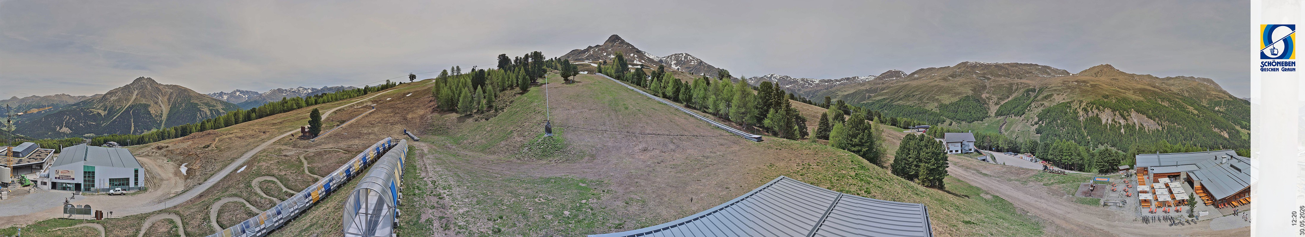 Archiv Foto Webcam Schöneben - Panoramablick von der Mittelstation