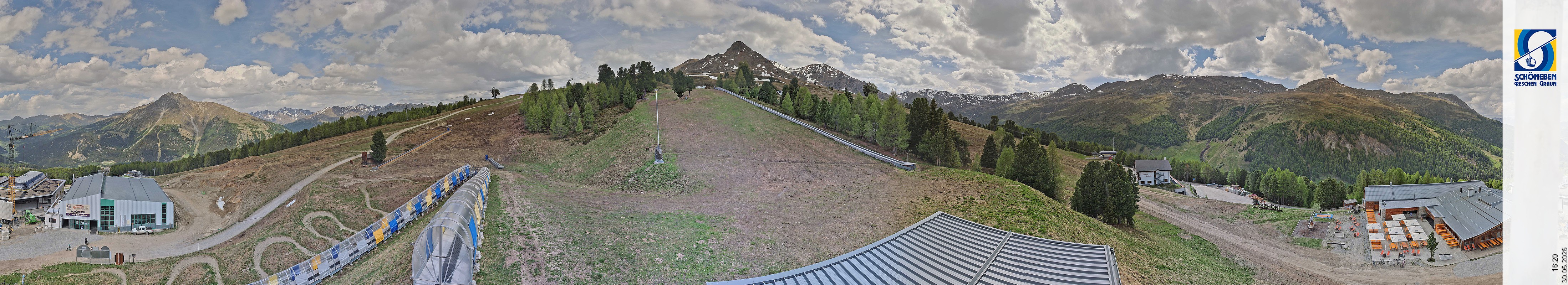Archiv Foto Webcam Schöneben - Panoramablick von der Mittelstation