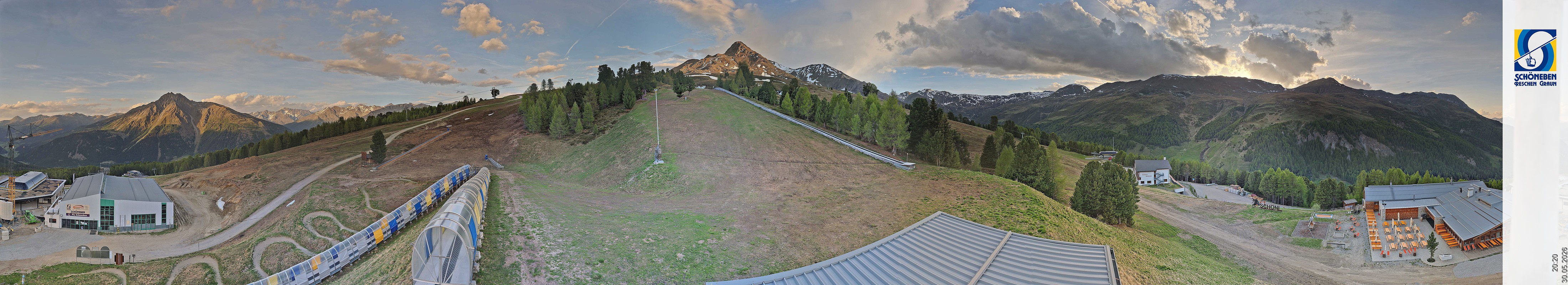 Archiv Foto Webcam Schöneben - Panoramablick von der Mittelstation