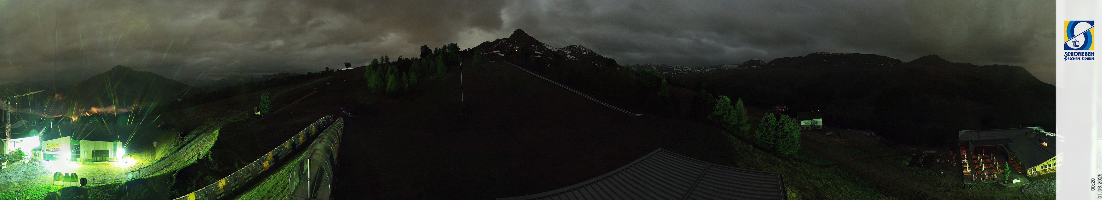 Archiv Foto Webcam Schöneben - Panoramablick von der Mittelstation