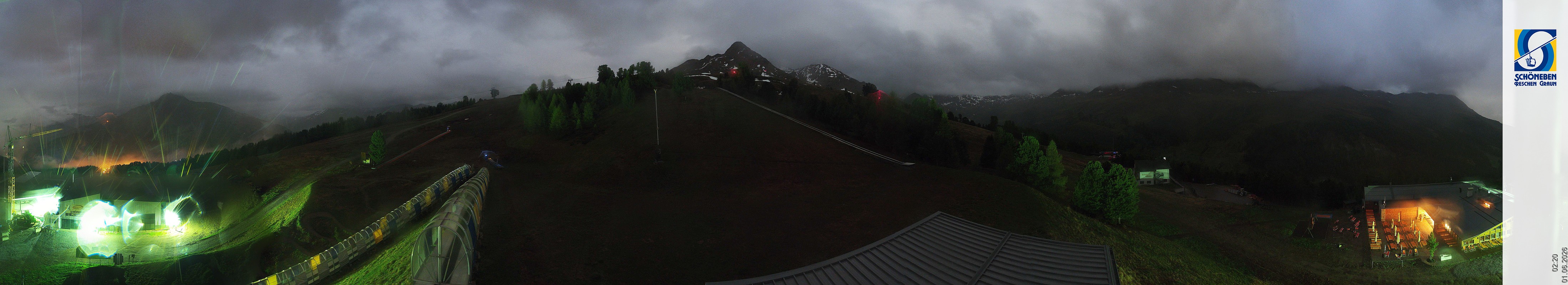 Archiv Foto Webcam Schöneben - Panoramablick von der Mittelstation