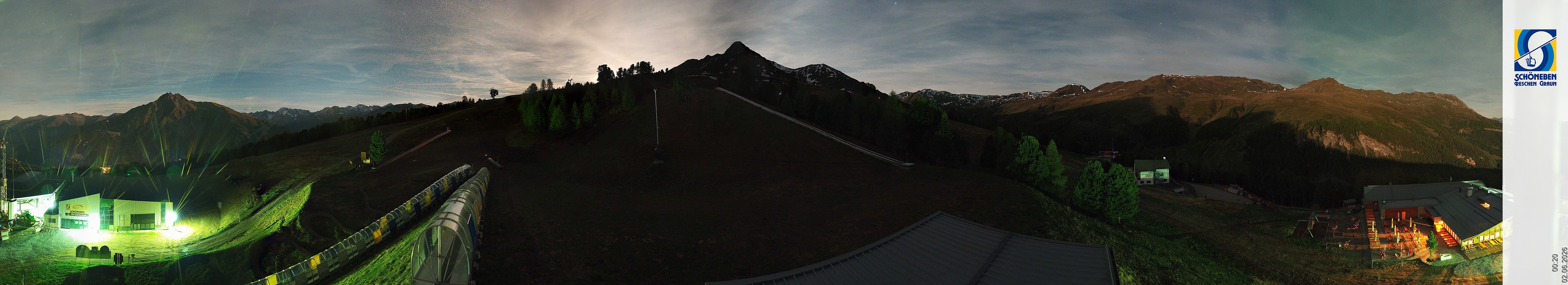 Archiv Foto Webcam Schöneben - Panoramablick von der Mittelstation
