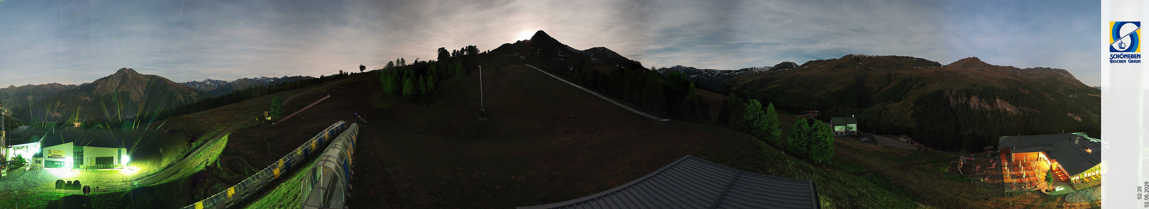 Archiv Foto Webcam Schöneben - Panoramablick von der Mittelstation