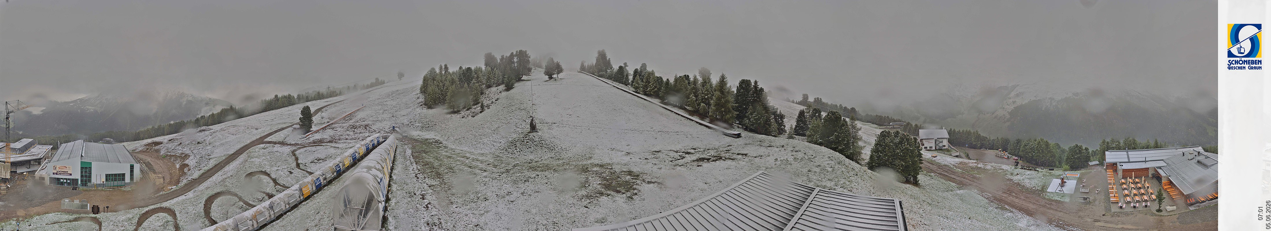 Archiv Foto Webcam Schöneben - Panoramablick von der Mittelstation