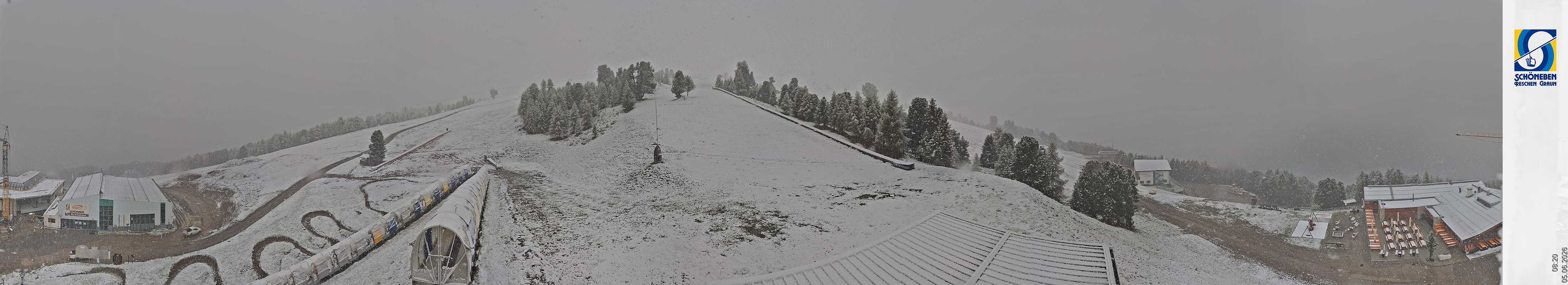 Archiv Foto Webcam Schöneben - Panoramablick von der Mittelstation