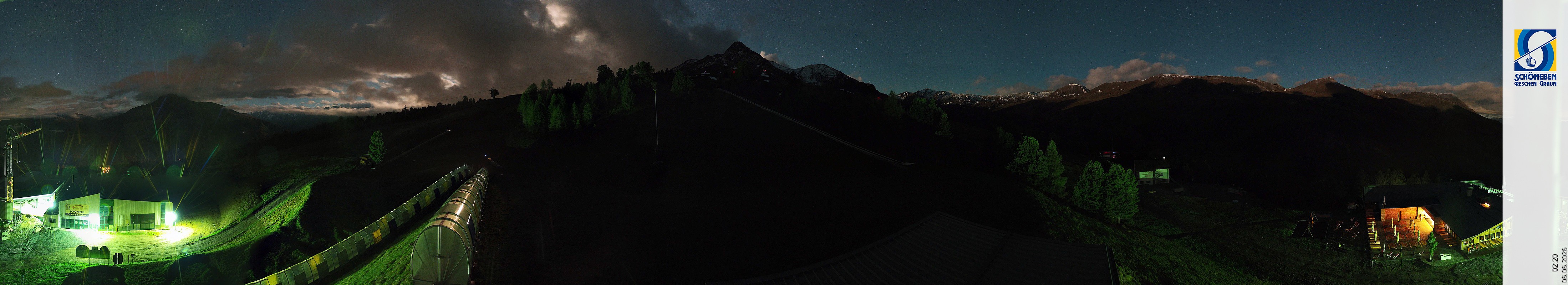 Archiv Foto Webcam Schöneben - Panoramablick von der Mittelstation