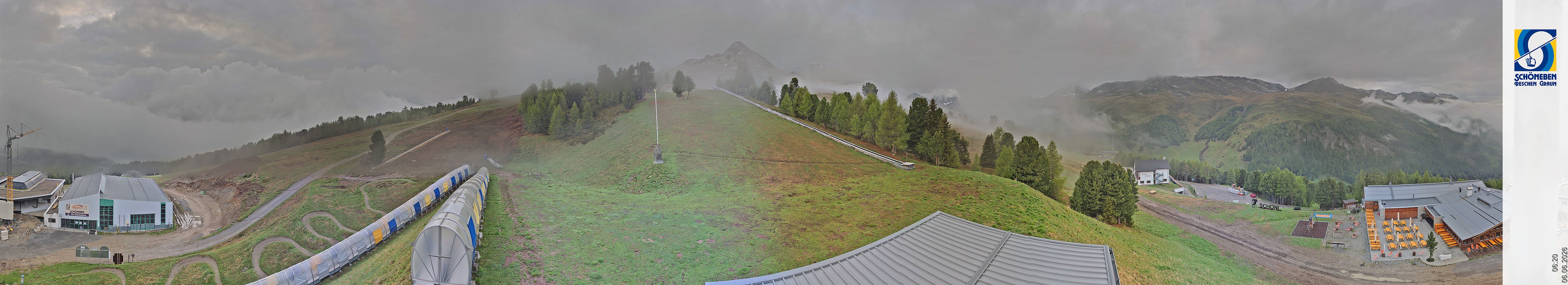 Archiv Foto Webcam Schöneben - Panoramablick von der Mittelstation