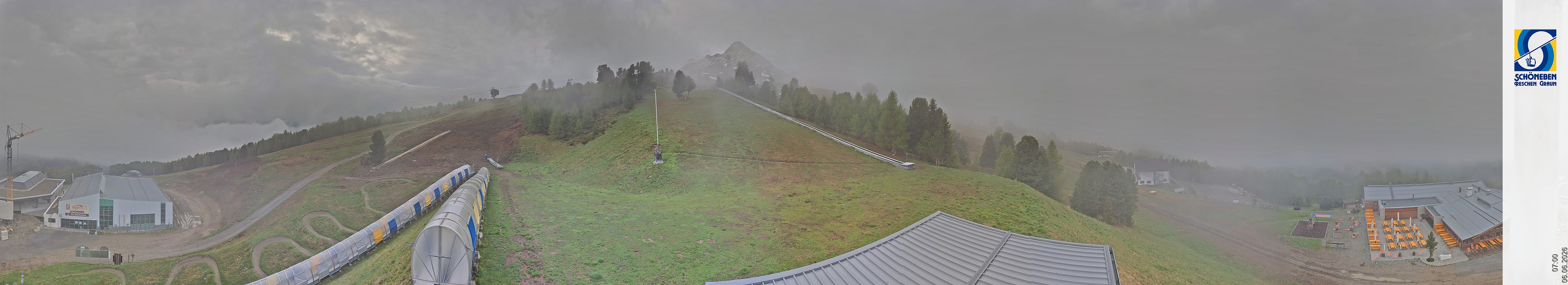 Archiv Foto Webcam Schöneben - Panoramablick von der Mittelstation