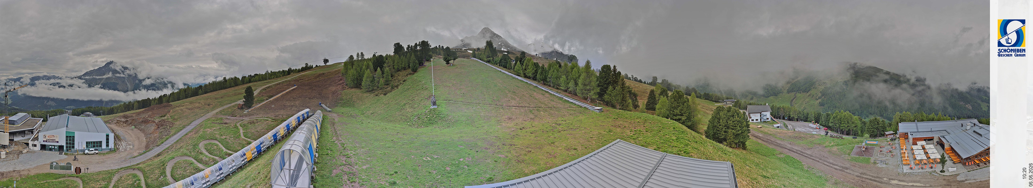 Archiv Foto Webcam Schöneben - Panoramablick von der Mittelstation