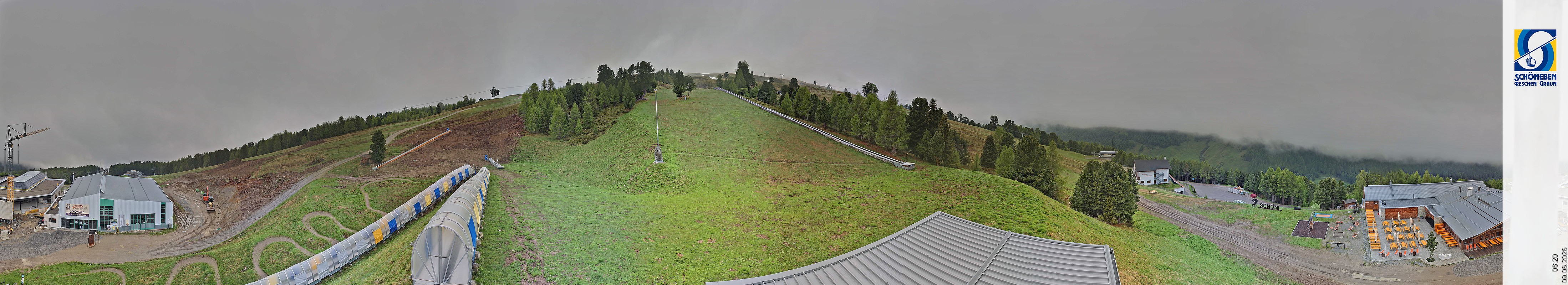 Archiv Foto Webcam Schöneben - Panoramablick von der Mittelstation