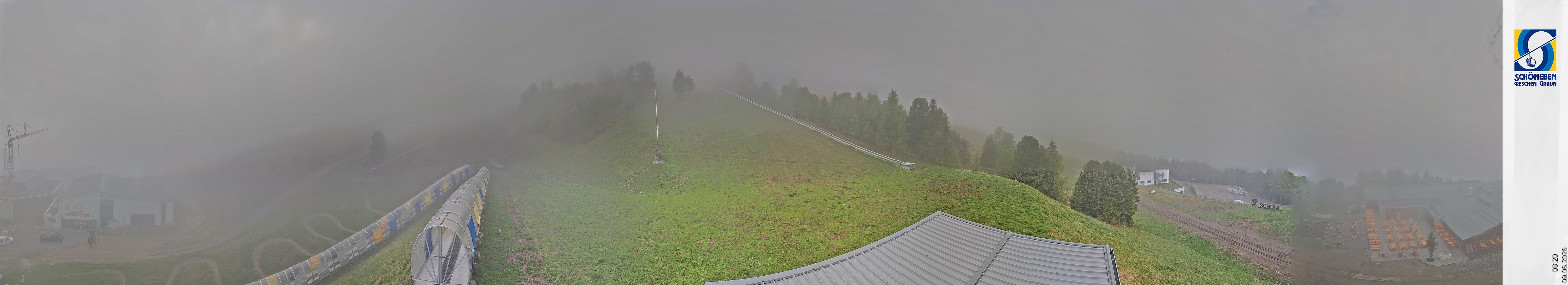 Archiv Foto Webcam Schöneben - Panoramablick von der Mittelstation