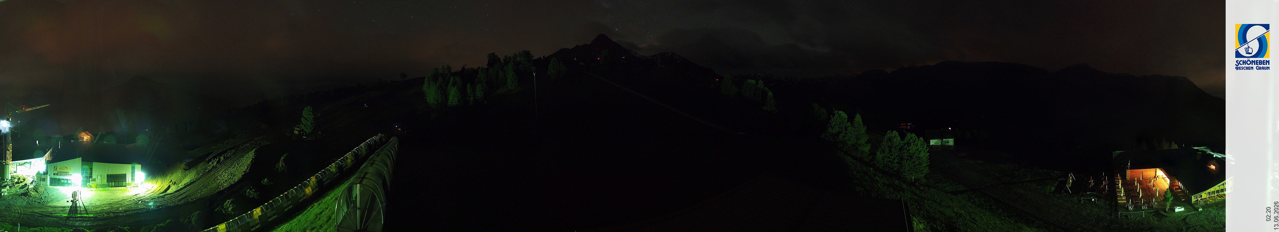Archiv Foto Webcam Schöneben - Panoramablick von der Mittelstation