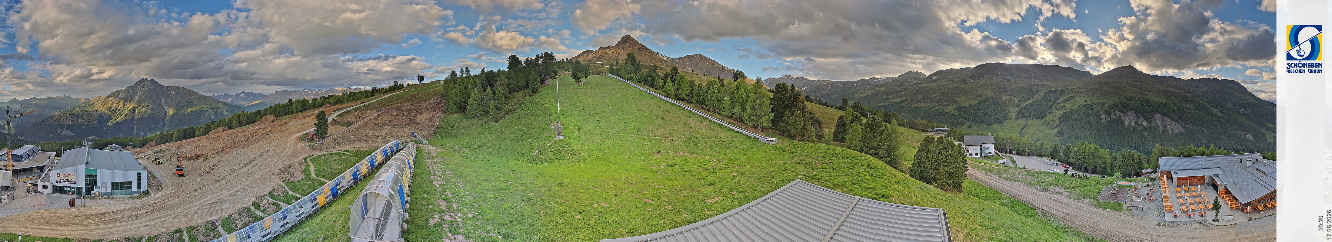 Archiv Foto Webcam Schöneben - Panoramablick von der Mittelstation