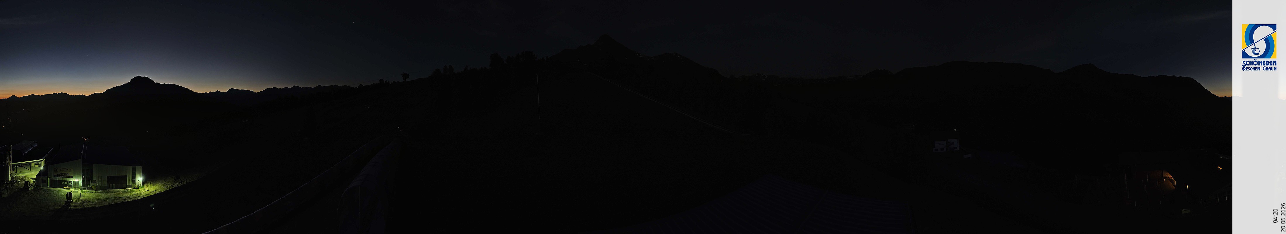 Archiv Foto Webcam Schöneben - Panoramablick von der Mittelstation