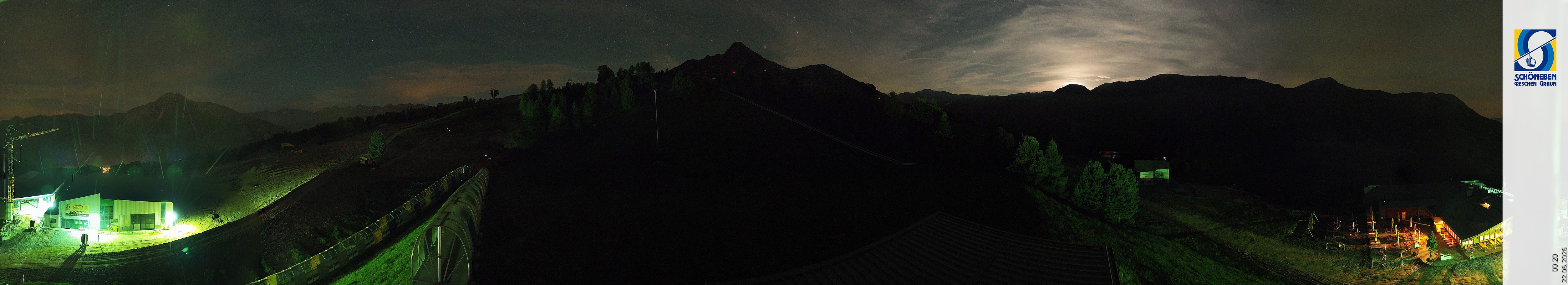 Archiv Foto Webcam Schöneben - Panoramablick von der Mittelstation