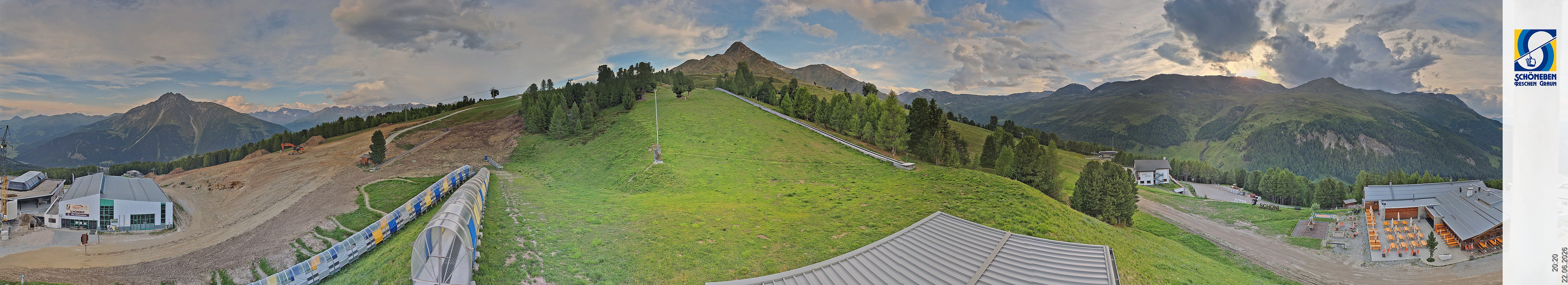 Archiv Foto Webcam Schöneben - Panoramablick von der Mittelstation