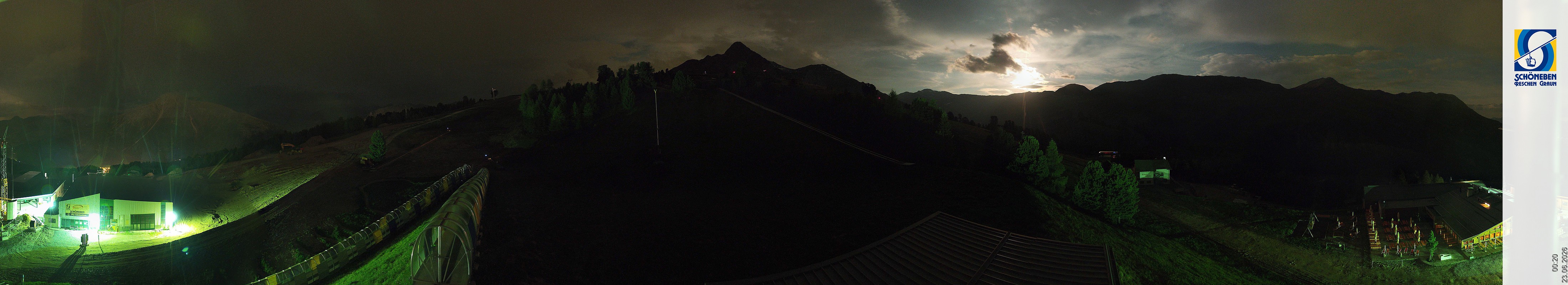 Archiv Foto Webcam Schöneben - Panoramablick von der Mittelstation