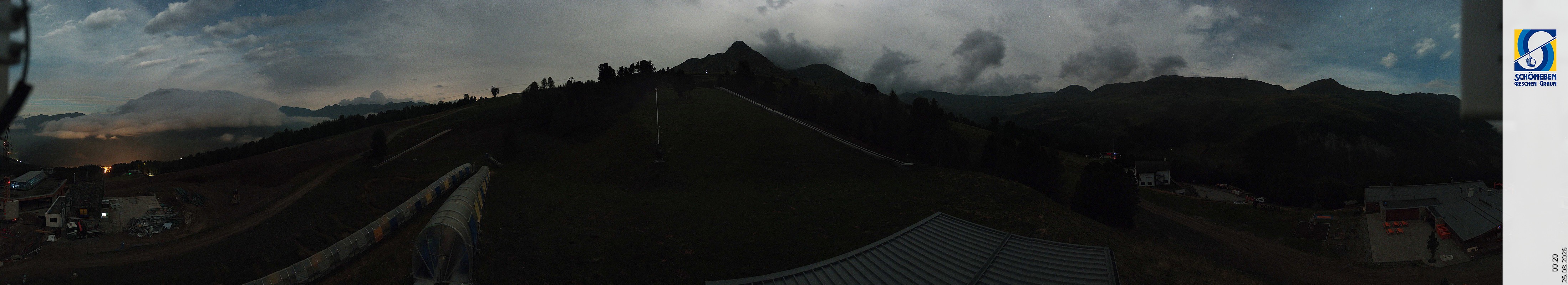 Archiv Foto Webcam Schöneben - Panoramablick von der Mittelstation