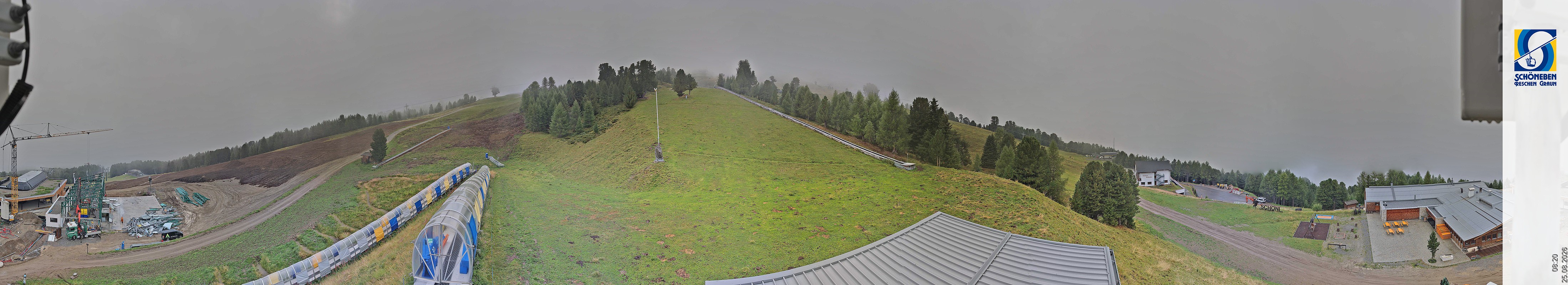 Archiv Foto Webcam Schöneben - Panoramablick von der Mittelstation