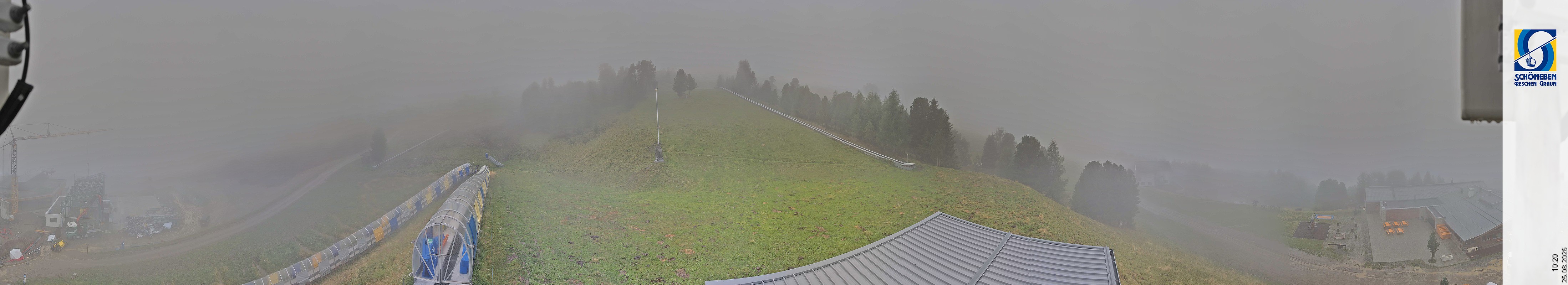 Archiv Foto Webcam Schöneben - Panoramablick von der Mittelstation