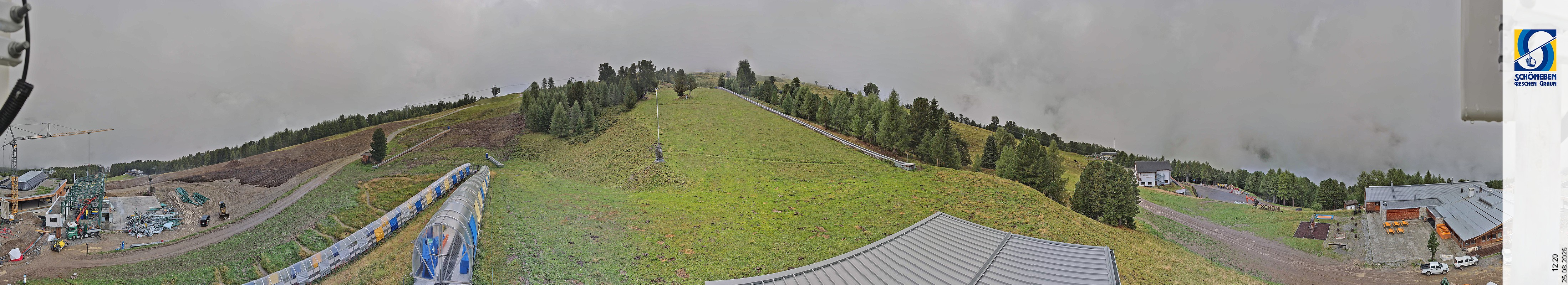 Archiv Foto Webcam Schöneben - Panoramablick von der Mittelstation