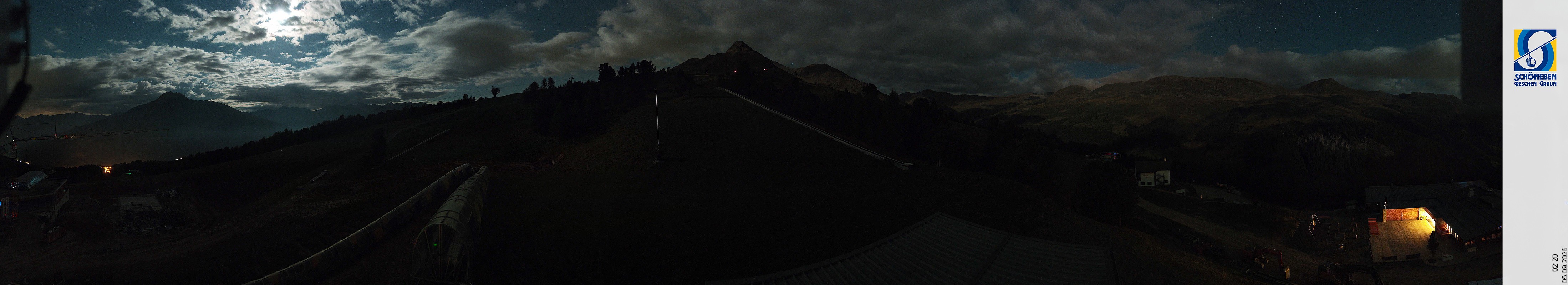 Archiv Foto Webcam Schöneben - Panoramablick von der Mittelstation
